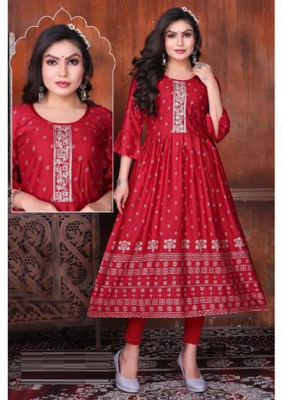 Divyanka Vol 4  By Beauty Queeen Anarkali Kurti Catalog